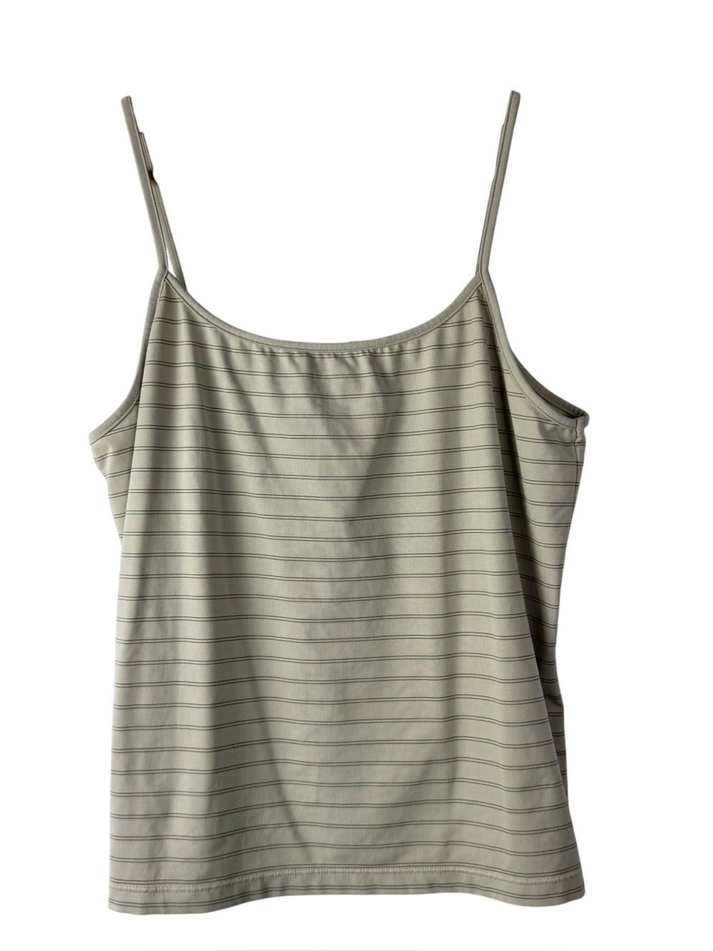 Banana Republic Beige Stripe Y2K Cami Tank Top L